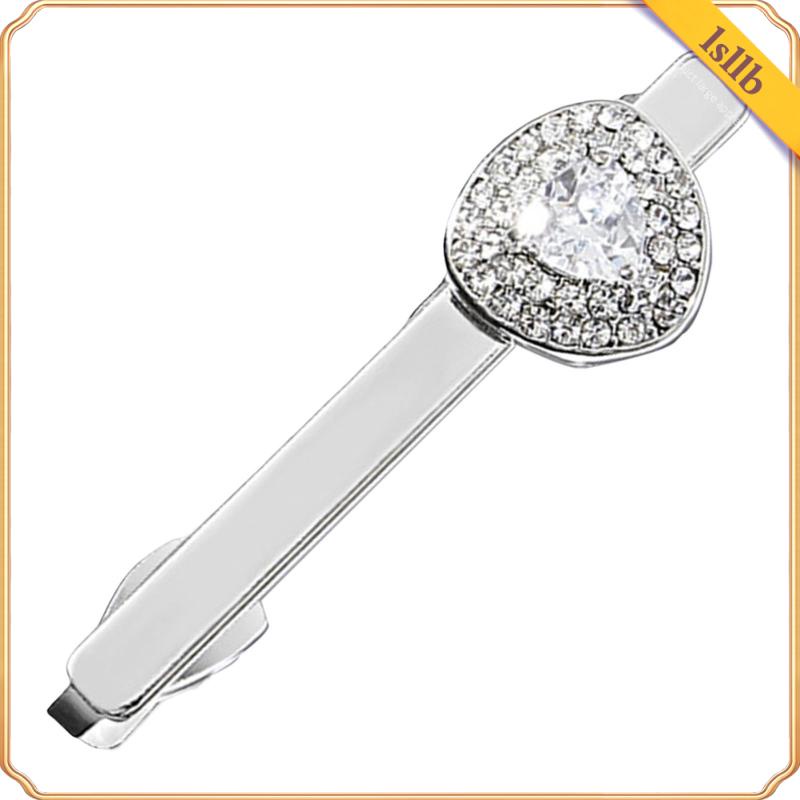 Men Tie Bar Clip Clasp Necktie Pinch for Business Office Christmas