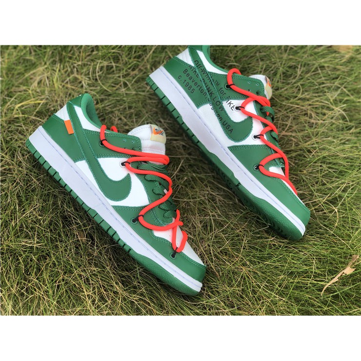 off white dunk pine green
