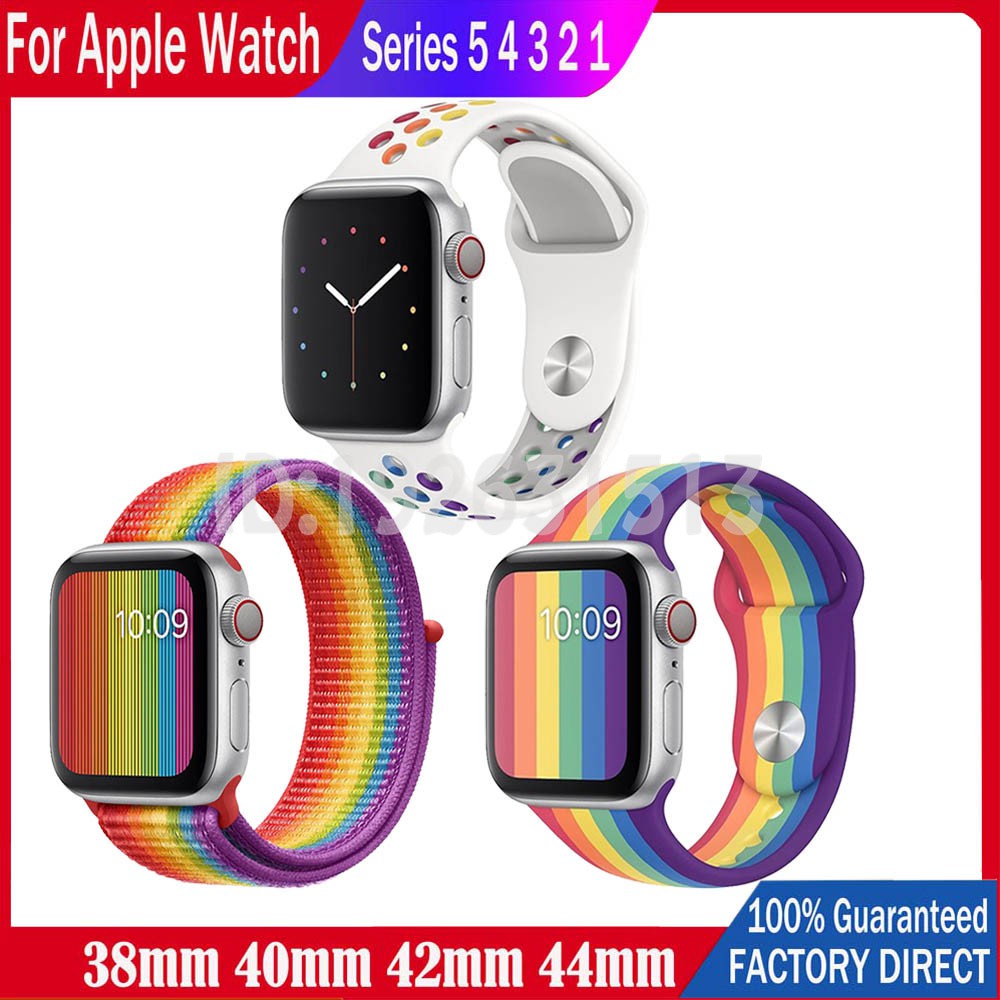 rainbow apple watch band 44mm