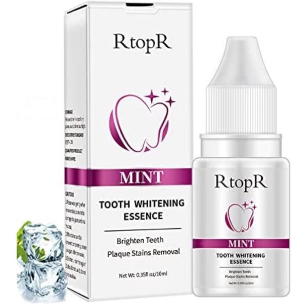 Rtopr 10ml Teeth Oral Hygiene Essence Whitening Remove Plaque Stains