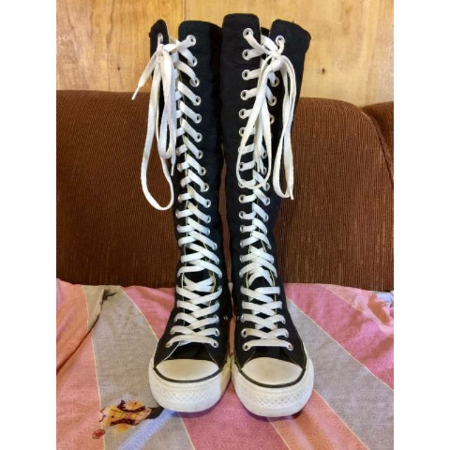 Converse Knee High Cut Sneakers For Women Shopee Philippines