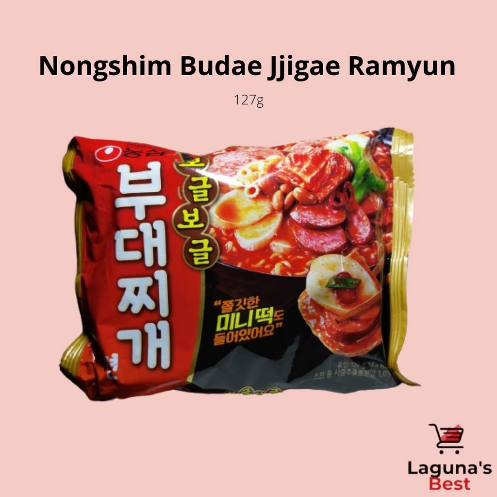 Nongshim Bubbling Sausage Stew Ramen Noodles Instant Food Budae Jjigae