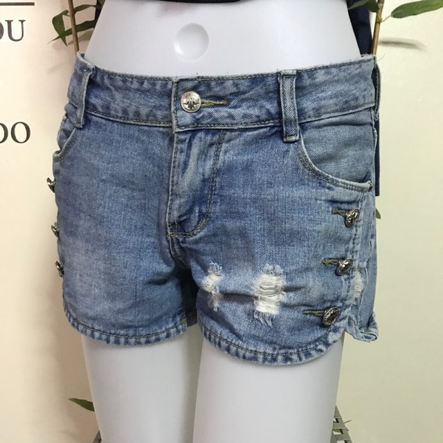 size 23 denim shorts