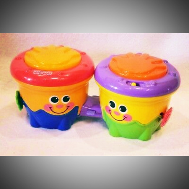 fisher price crawl along drum roll