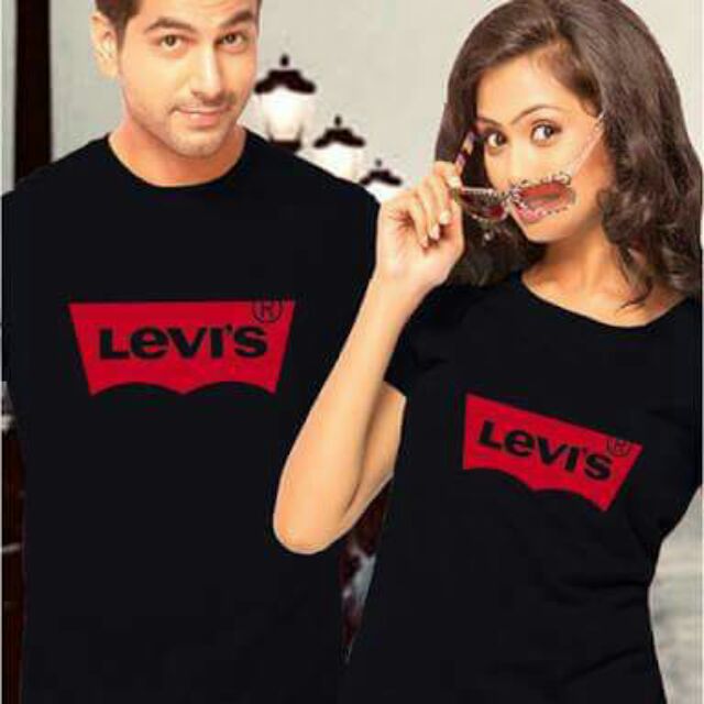 Levis tshirt for couple OVERUN | Shopee 