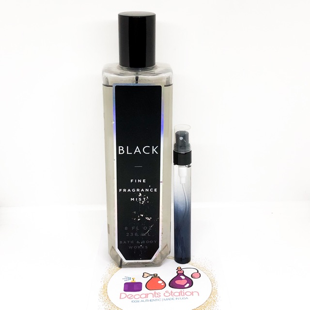 10ml TRIAL SIZE! Authentic Bath & Body Works Black Fine Fragrance Mist