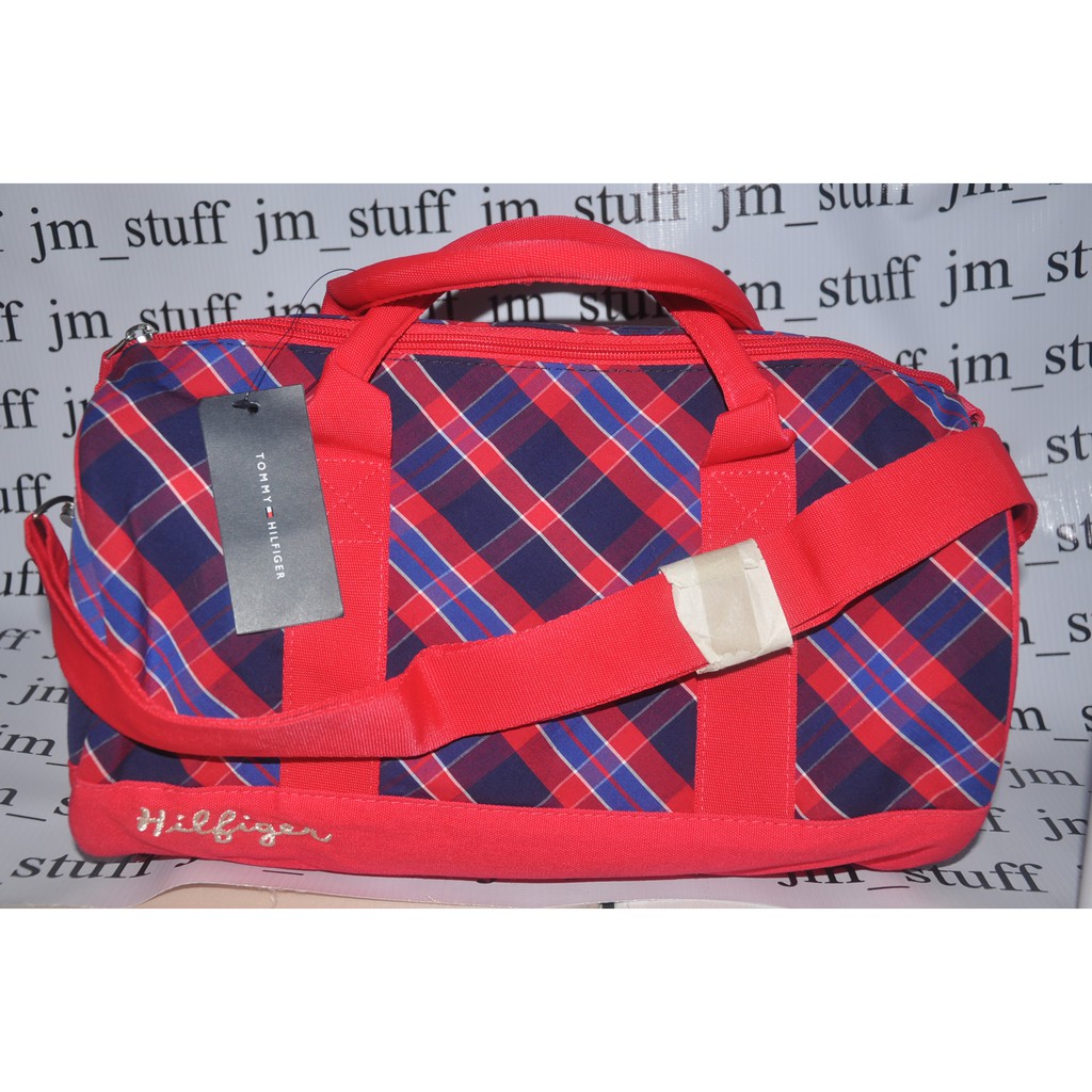 tommy hilfiger mini duffle bag