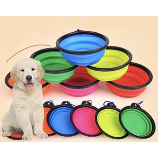 PET & HOME  Pet silicon portable food bowl