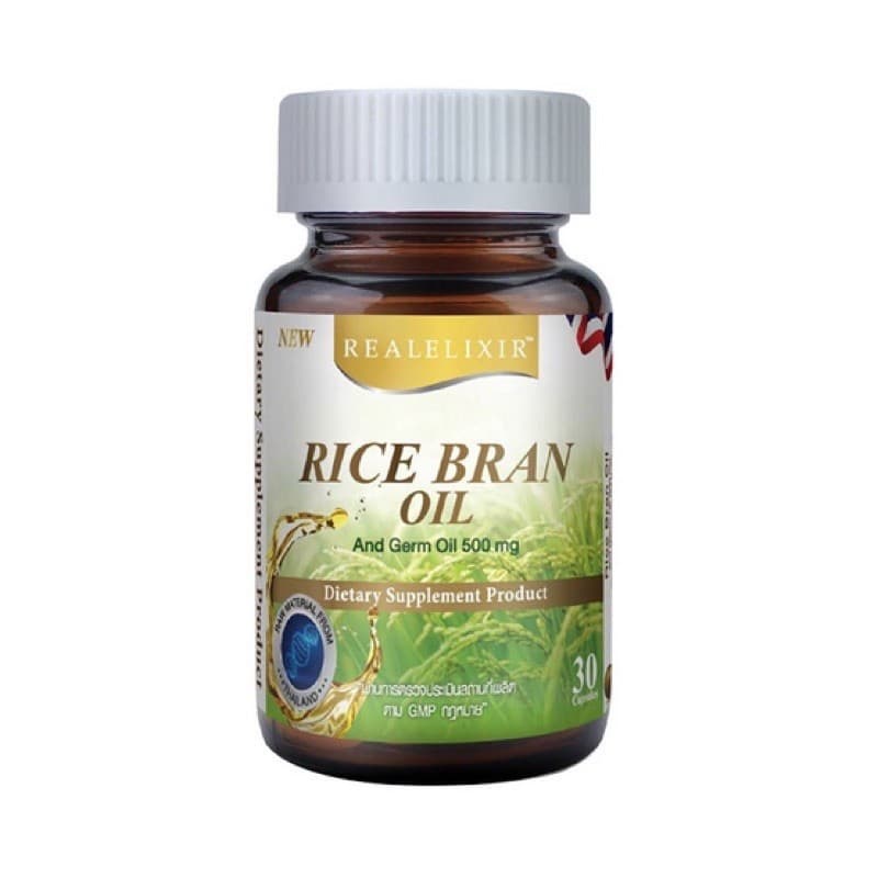 Real Rice Bran Oil & Germ Oil (30 tablets), Rice Bran Oil supplement