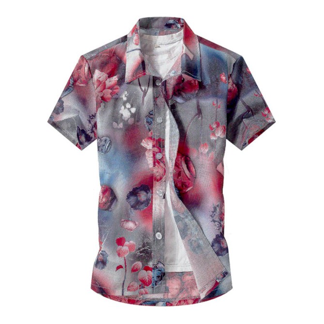 shopee floral polo