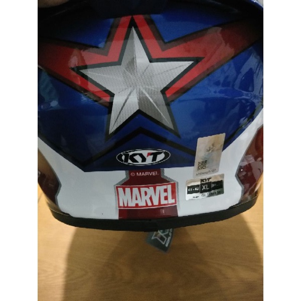 helmet kyt tt course marvel captain america Shopee Philippines