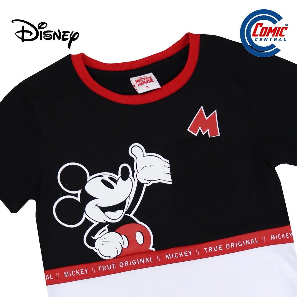 Disney Mickey Mouse Color Blocking Boys Graphic T-Shirt