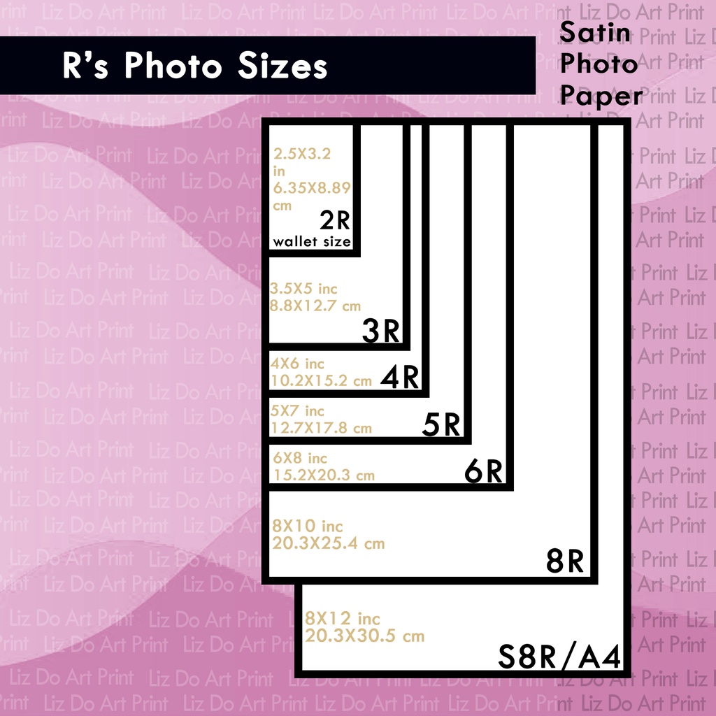 Photo Printing Photo Services (Satin) 4R, 5R, 6R, 8R, S8R / A4 | Shopee ...