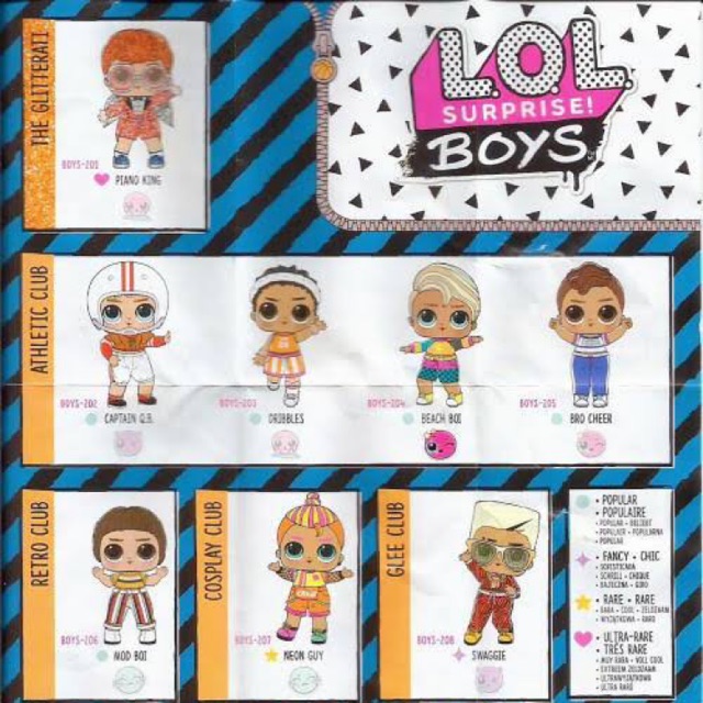 boy series lol dolls