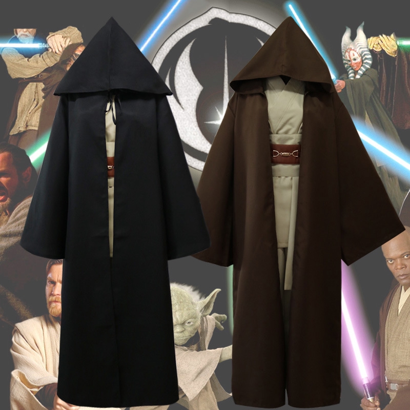 Adult Star Wars Obi-Wan Kenobi Jedi Knight Master Cloak Halloween Costume  Outfit | Star Wars Obi-wan Kenobi Jedi Knight Adult Costume Cloak Suits  Halloween 