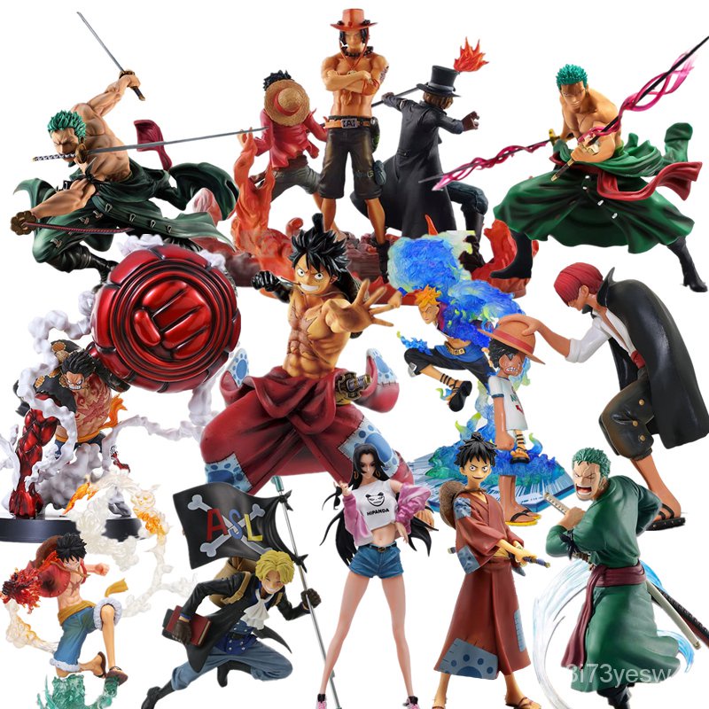 One Piece Anime Figure New World Roronoa Zoro Straw Hat Classic Battle