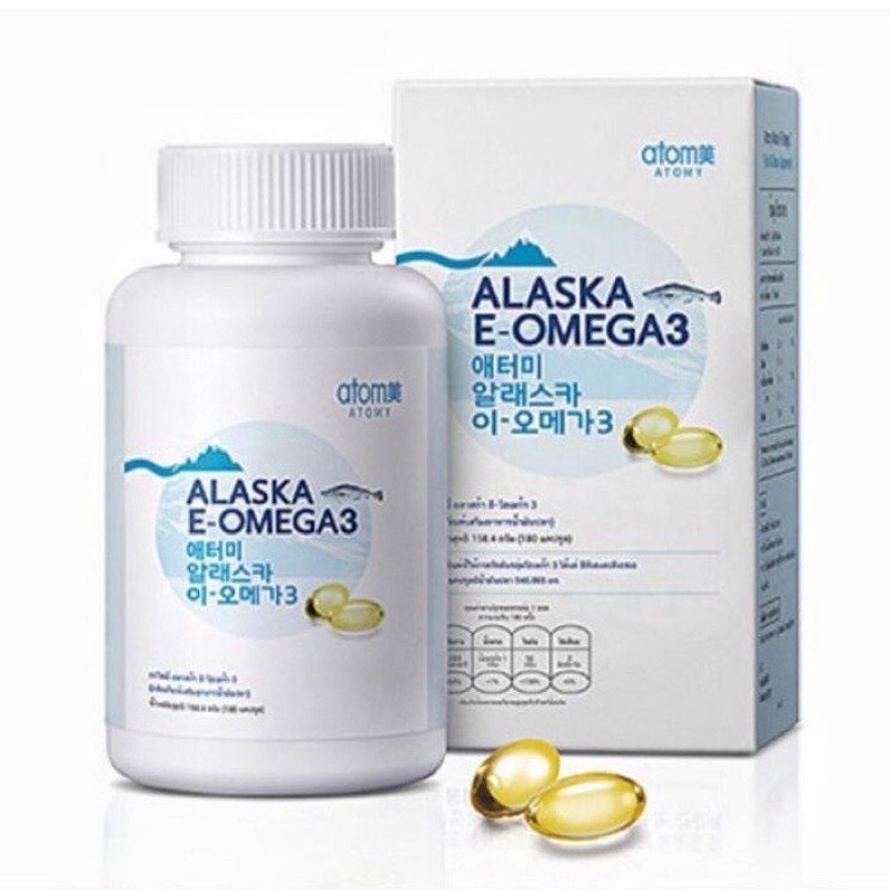 Atomy Alaska E Omega3 Fish Oil Dietary Supplement Product 880 Ml 180