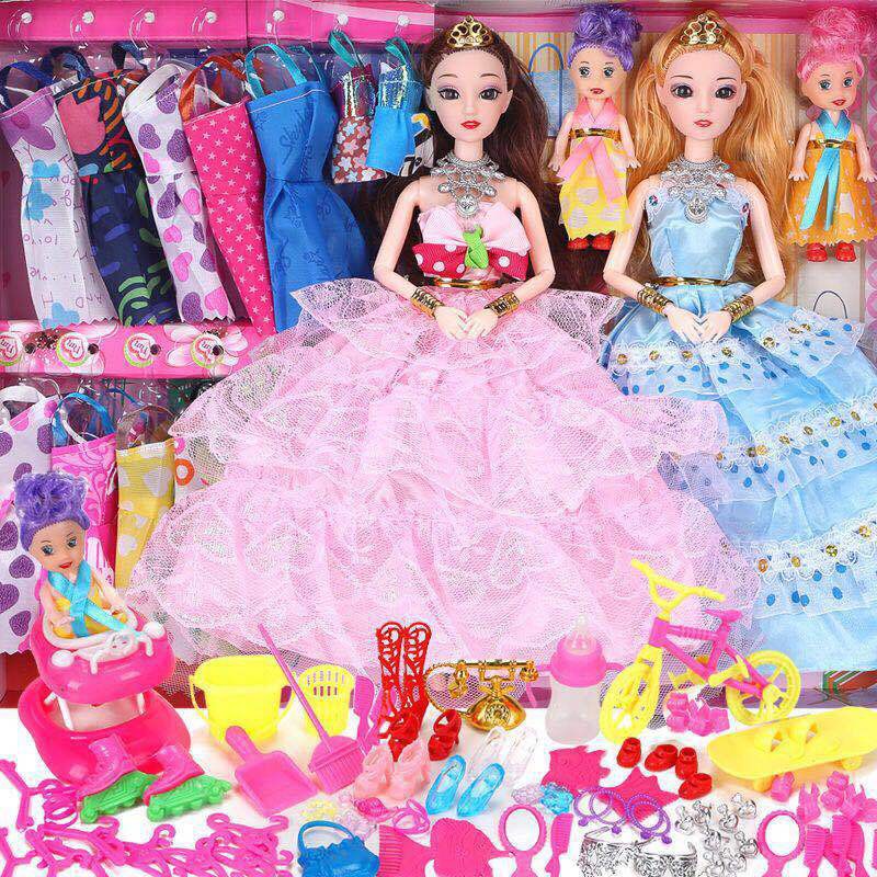 barbie doll house and dress