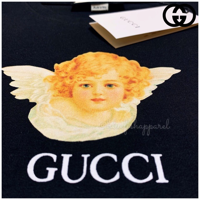 Gucci Angel Black shirt Shopee Philippines