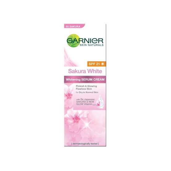 garnier sakura white uv day cream