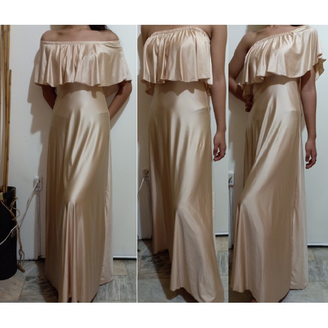 CREAM 3 MULTIWAY OFFSHOULDER BOHEMIAN 
