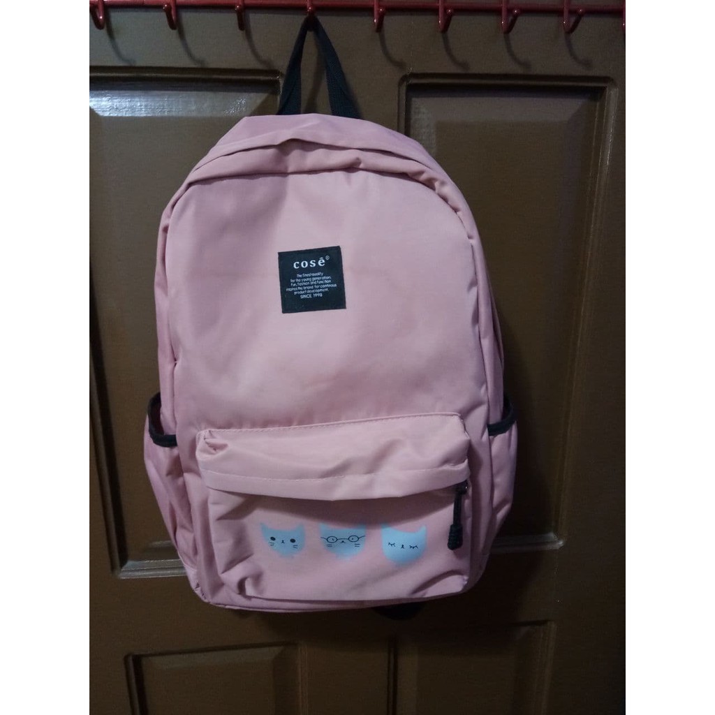 Prelovedxo | Black and Pink Combo Cose Backpack School Bag with Laptop ...