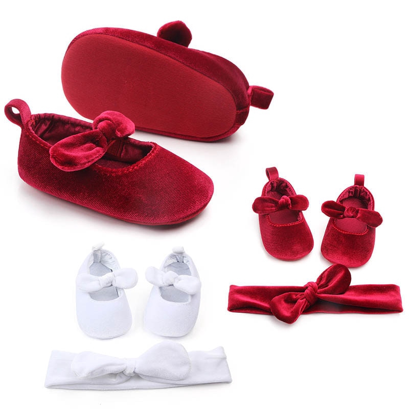 red infant shoes