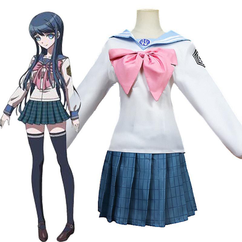 Anime Danganronpa Dangan Ronpa Sayaka Maizono Uniform Costume Cosplay 