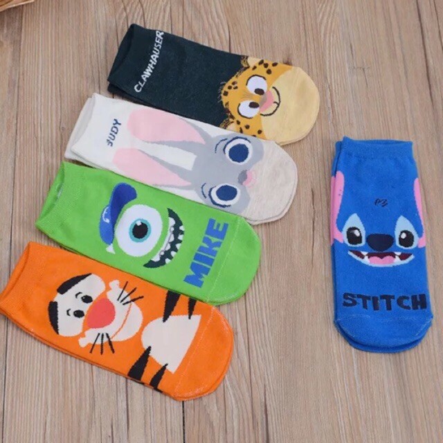 Disney Iconic Socks Disney Ankle Socks for Men Women Kids | Shopee ...