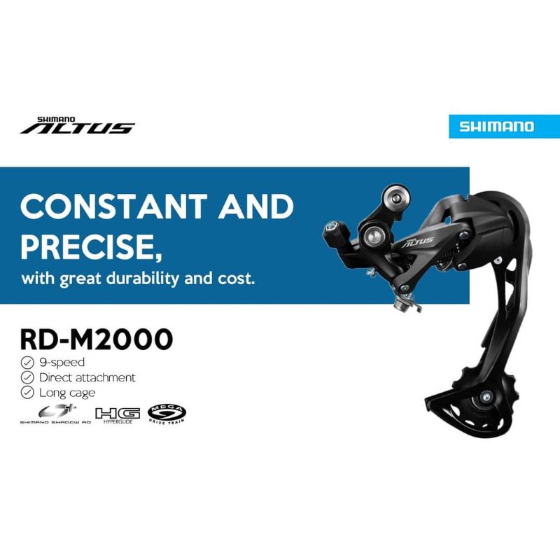 SHIMANO ALTUS RD and SHIFTER(9speed) 100 Original Shopee Philippines