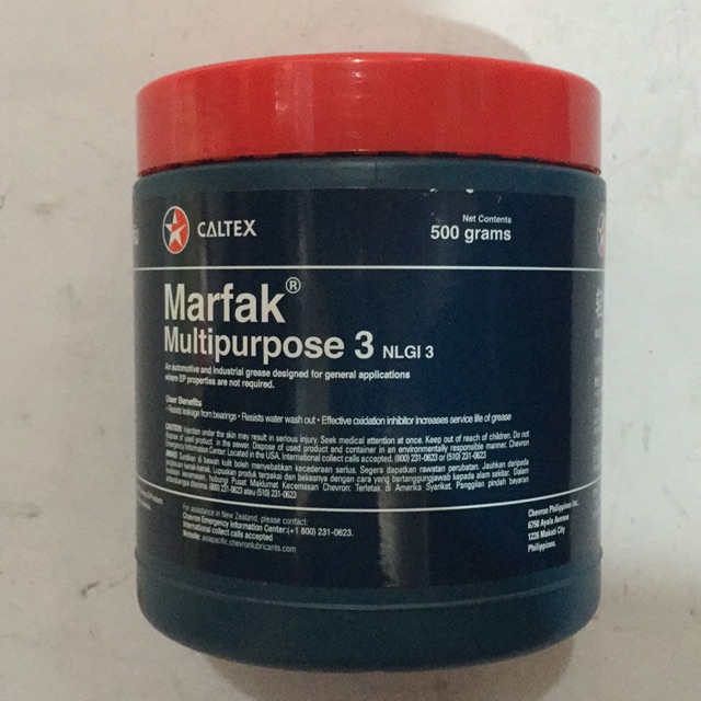 CALTEX MARFAK 3 MULTIPURPOSE GREASE 500grams Shopee Philippines