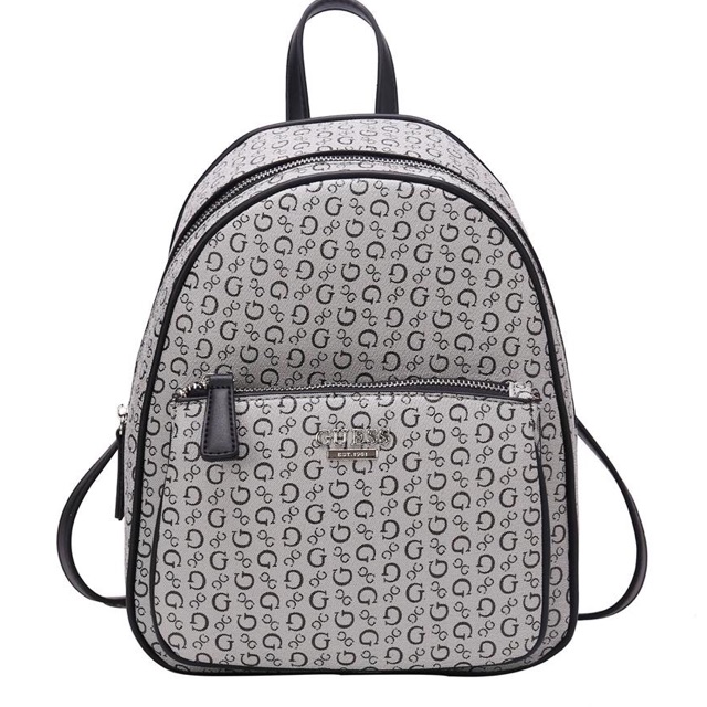 guess grey backpack