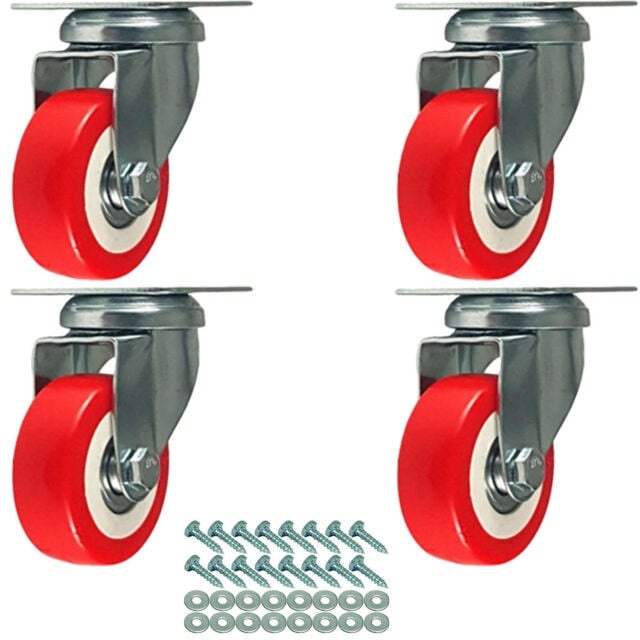 Caster Wheel Swivel Caster Swivel Wheel Cart Wheel 1.5" to 3" Shopee