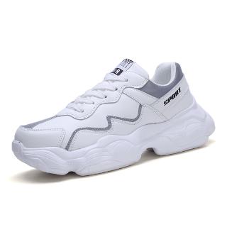 leather sports shoes