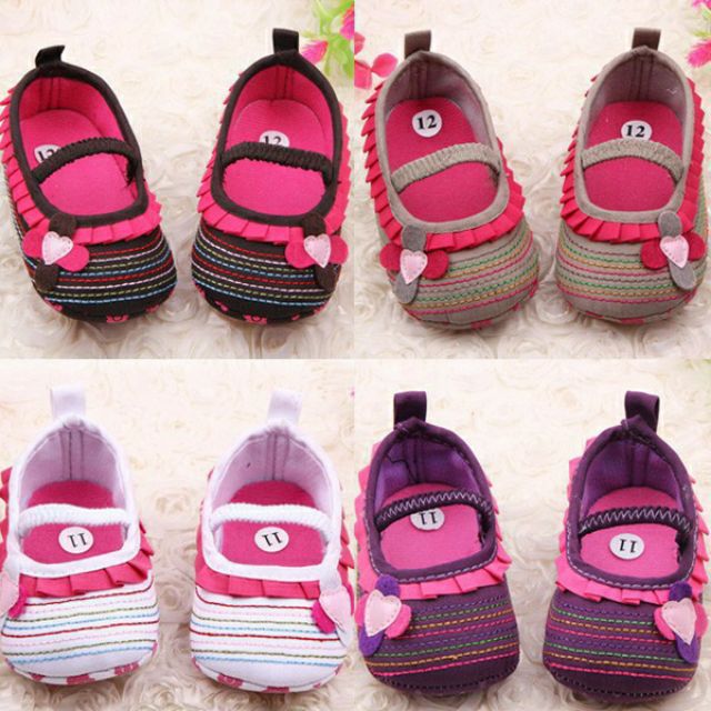 Flower Crib Shoes For Baby Girl Soft Anti Split Shopee Philippines