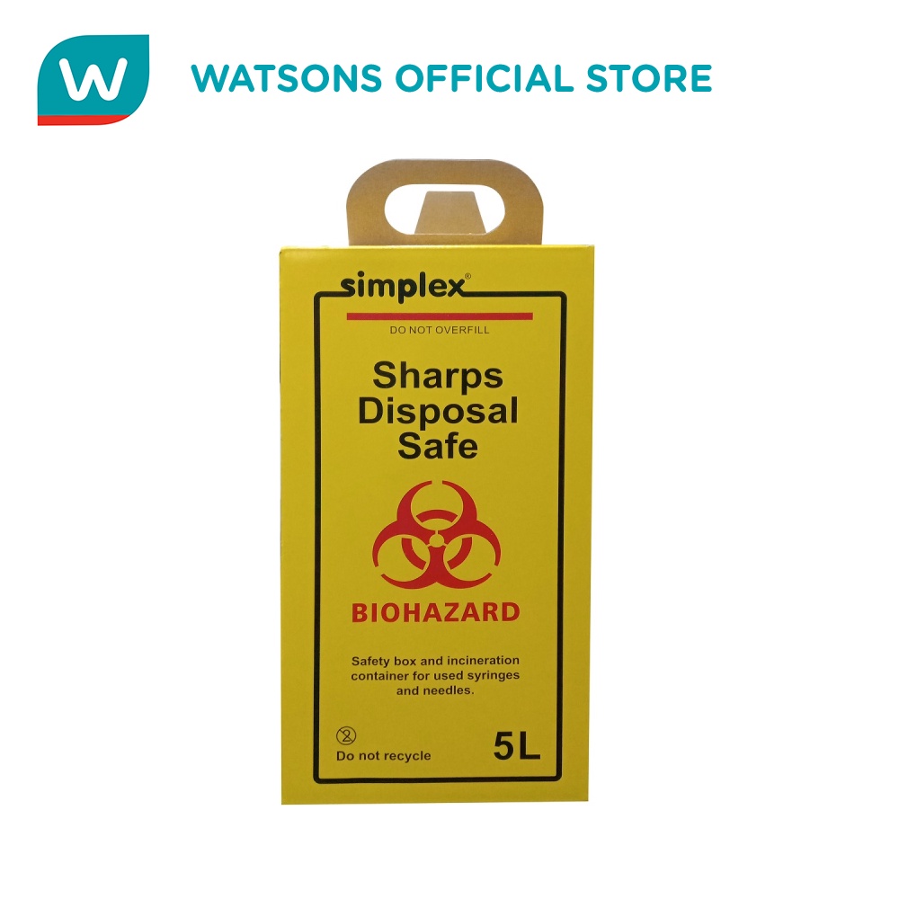 SIMPLEX Sharps Disposal Safe 5L Shopee Philippines