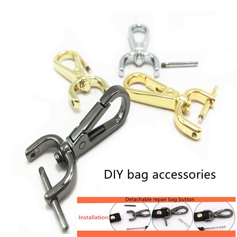 DIY metal buckle replacement strap hardware buckle bag screw buckle bag