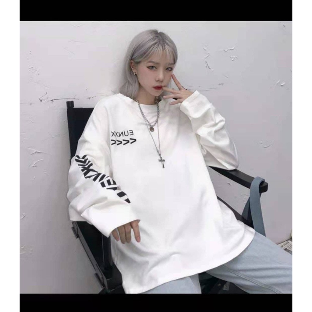 Eunxx Korean Longsleeve Top Oversize Shirt | Shopee Philippines