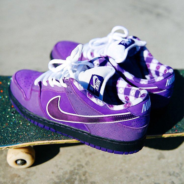 nike dunk low violet