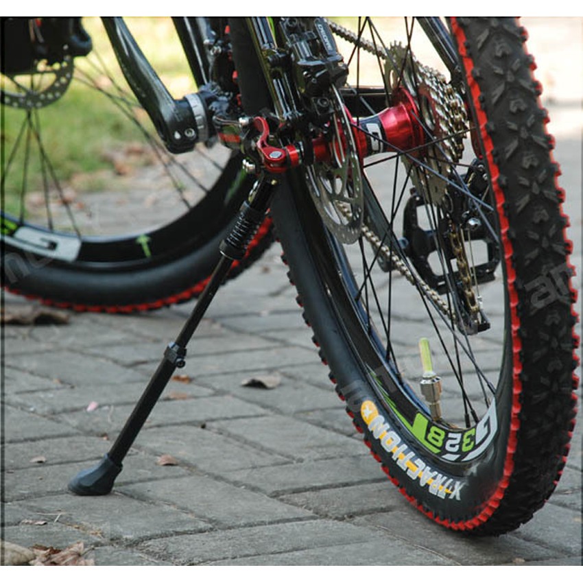 installing a kickstand on a bike