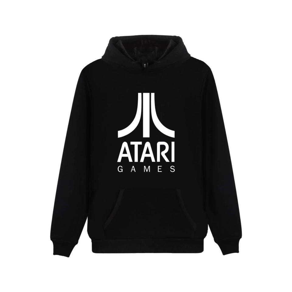 white atari hoodie