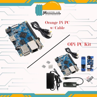 Orange Pi PC H3 Quad Core 1GB with USB to DC 4.0MM - 1.7MM Power Cable
