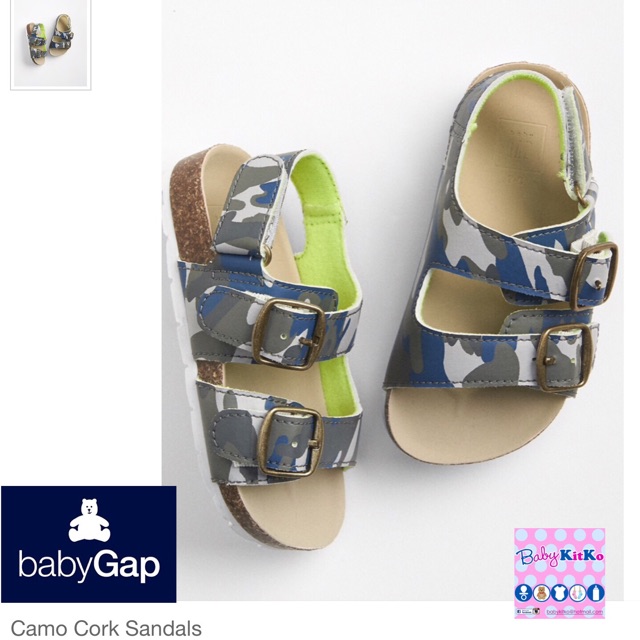 gap baby buckle sandals