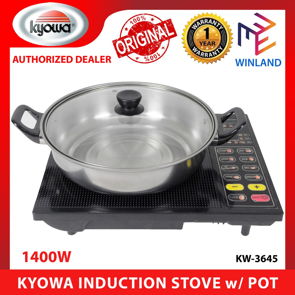 Kyowa Original Induction Stove with Pot Electric Stove KW3645 *WINLAND* Shopee Philippines