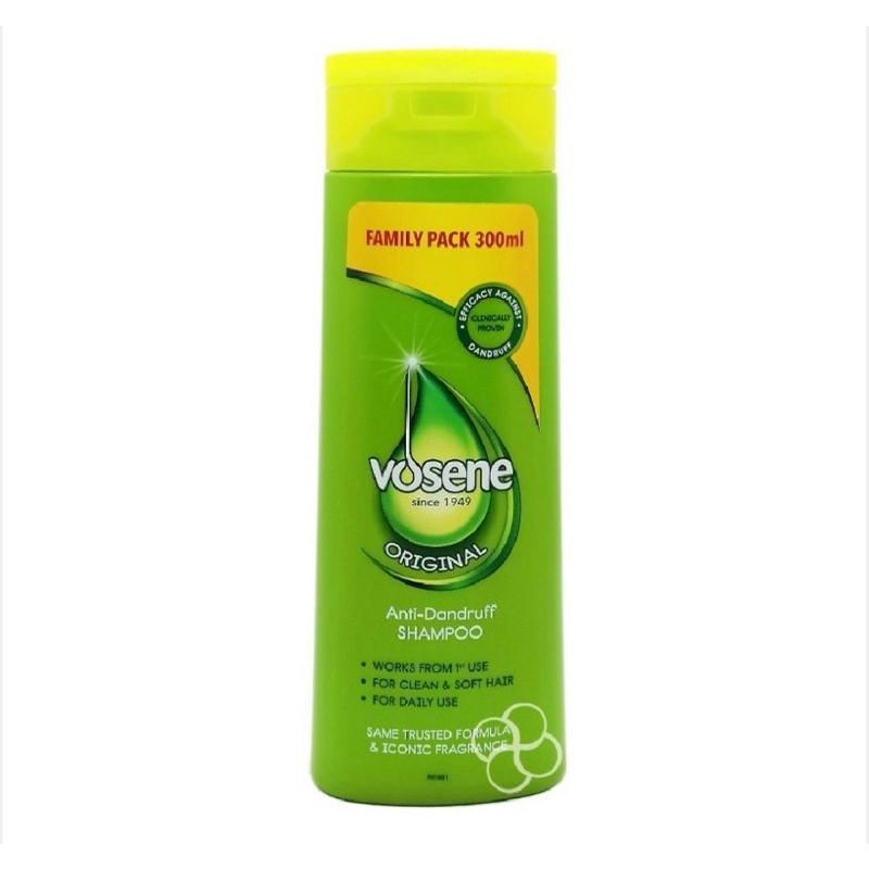 Vosene Original AntiDandruff Shampoo 300mL Shopee Philippines