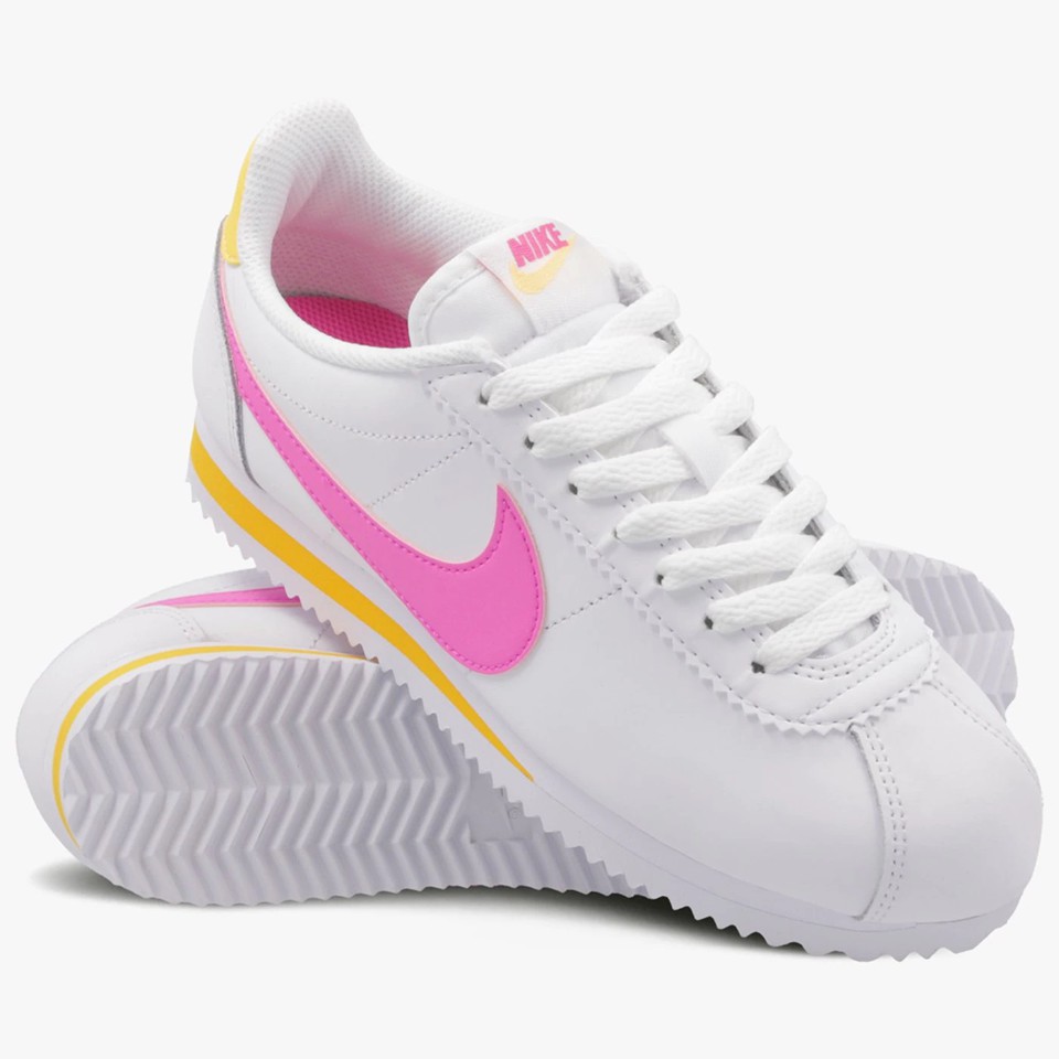 nike cortez pink leather