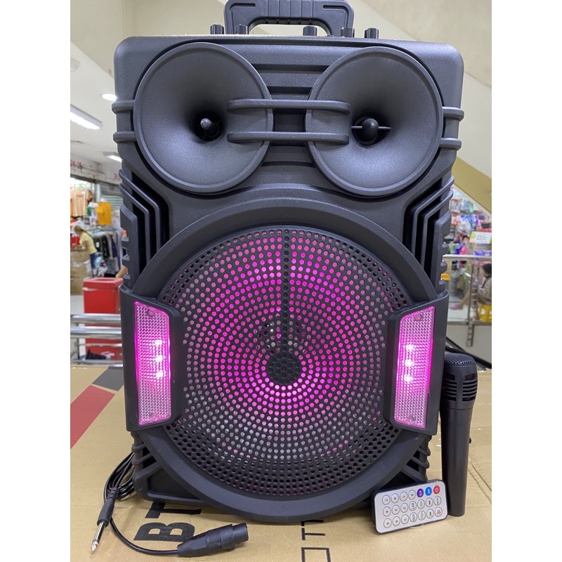 1311 12 inches Portable Wireless Karaoke Bluetooth Speaker with FREE