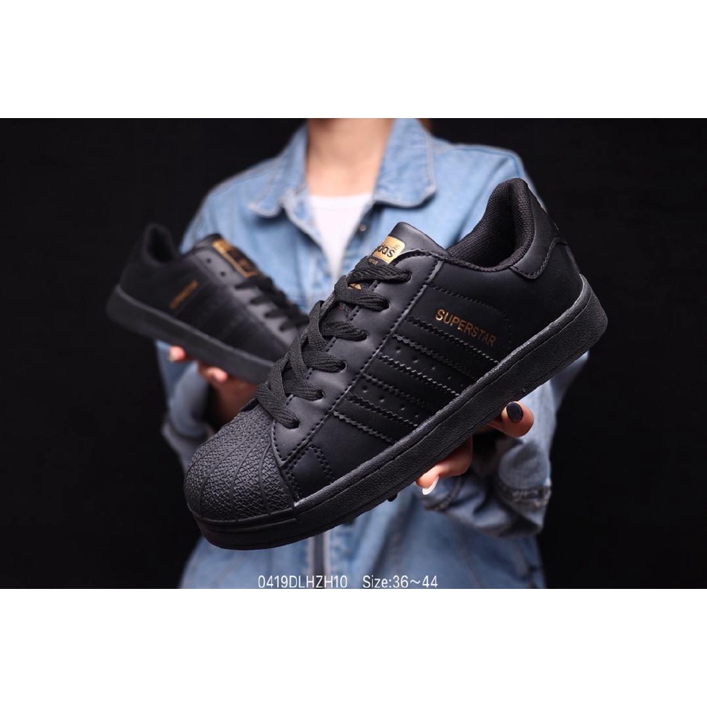 adidas superstar sneakers black casual shoes