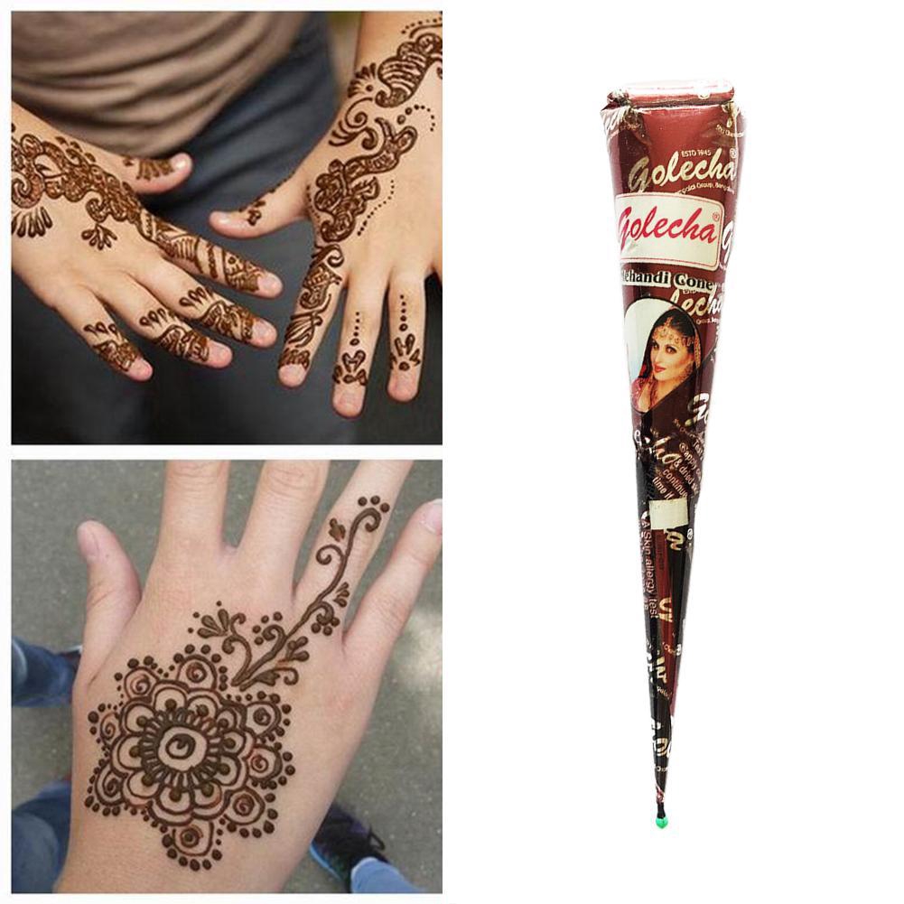 Henna Paste Temporary Tattoo Waterproof Body Paint Henna