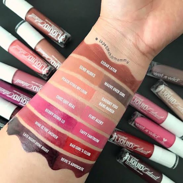 wet n wild high shine liquid lipstick